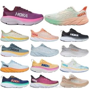 2024 Hokah One Bondi 8 2023 Running Hokahs schoenen Damesplatform Clifton 9 Women Blakc White Harbor Mens Women Trainers Runnners 36-48