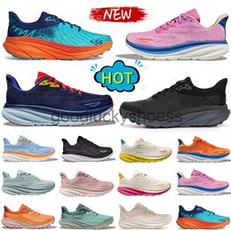 2024 Hokah schoen Clifton Sneakers Designer Running Shoes Men Women Bondi 8 9 Sneaker Womens Challenger 7 Anthracite Wandelschoen Ademend heren Outdoor Sport