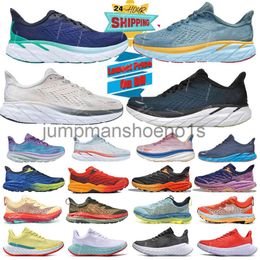 2024 Hokah Shoe Men Chaussures de course Clifton 9 Bondi 8 Speedgoat 5 Femmes Designer Mafate Spee