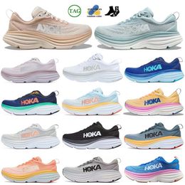 2024 Hokka Oone Cliftoon 8 Hardloopschoen Sportschoenen Boondi 8S Carboon X 2 Sneakers Schokabsorberende Road Fashioon Heren Dames Top Designer Sneaker Cliftoon 9