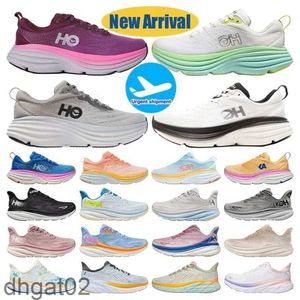 2024 Hokka schoenen One Bondi 8 hardloopschoenen dames platform sneakers hokah schoenen Clifton 9 Men Blakc White Harbor Mens Women Trainers Runnners 36-45