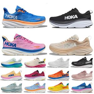 2024 HOLA CHABORS DE RUNAGE BLANC Noir rose mousse Clifton 9 Bondi 8 Holas Chaussures Femmes Jogging Jogging Trainers Free People Carbon X2 Cloud Airy Blue Runners Sports Sneakers