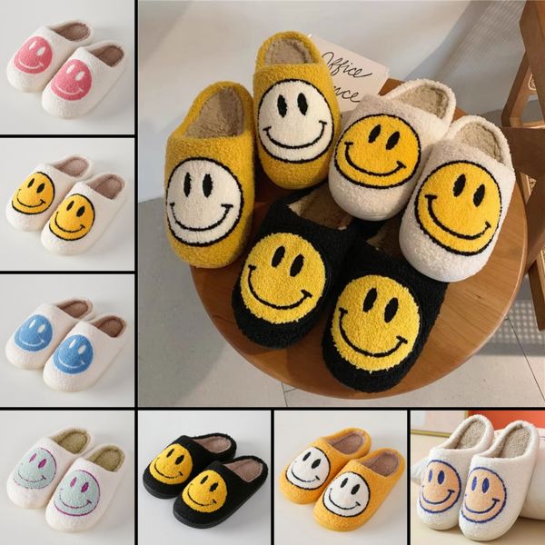 Pantoufles en peluche pour femmes, vêtements de maison, amour, cœur, mauvaise maison, lapin, noël, mauvais œil, visage Smiley, offre spéciale, 2024