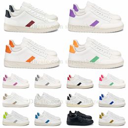 2024 Hot Casual Schoenen V10 V12 Campo Urca Echt Leer Suède Platform Flats Heren Dames Sneakers Zwart En Wit Hemelsblauw Koel Grijs Vintage Canvas Lichtgewicht Scarpe