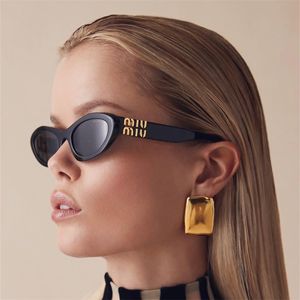 2024 Hot Designer zonnebril voor vrouwen Mu zonnebril ovale zonnebril luxe monogram zonnebrillen hoogwaardige zonnebril met originele doos