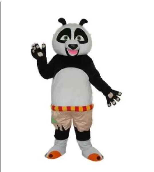 2024 hot Mascot Costumes Usine vente directe étrange kongfu panda poupée Costume De Mascotte Adulte Halloween Fête D'anniversaire de bande dessinée Vêtements