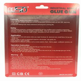 2024 Livraison gratuite Gale à fusion à fonte à double puissance 60 / 100W 11 mm Stick Big Handtool Christmas Decorating Tools for Hot Glue Gun Sticks
