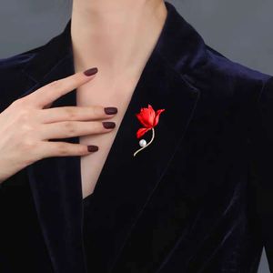 Broche fleur Rose rouge, accessoires festifs de mariage, cadeau de saint-valentin, tendance 2024