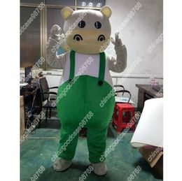 2024 Venta caliente traje de mascota de vaca lechera anime carnaval ropa de actuación vestido de ropa publicitaria