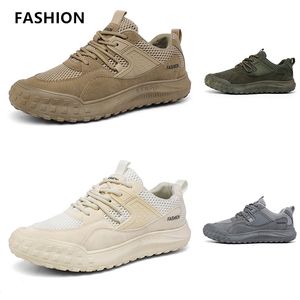 2024 Vente chaude Chaussures de course Hommes Femme Blanc Orange Noir Vert Gris Baskets Baskets Respirant Mode GAI