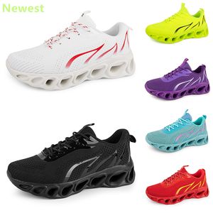 2024 vente chaude chaussures de course hommes femme blancs orange marine crème roses noir violet gris baskets baskets respirant couleur 36 GAI