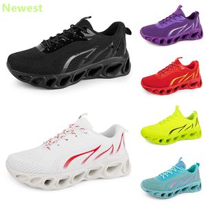 2024 vente chaude chaussures de course hommes femme blancs orange marine crème roses noir violet gris baskets baskets couleur respirante 54 GAI