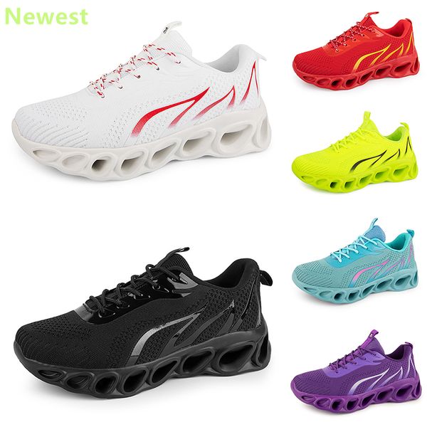 2024 vente chaude chaussures de course hommes femme blancs orange marine crème roses noir violet gris baskets baskets couleur respirante 26 GAI