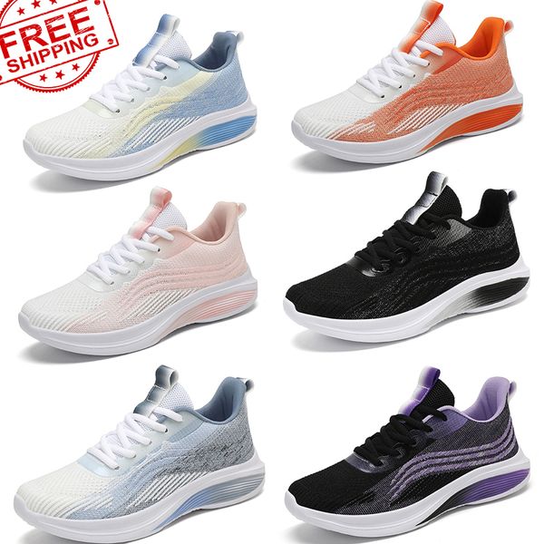 2024 Vente chaude Chaussures de course Sneakers Chaussures hommes Chaussures Femmes Extérieur Summer Sports Taille 36-45 Blue Orange Black Blanc Gris