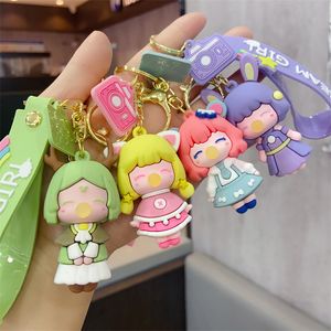 2024 Vente chaude en gros mignon rêve bulle soufflant fille sac à dos pendentif porte-clés pendentif cartable décoration cadeaux pour enfants amis