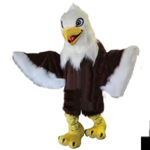 2024 Ventes chaudes Taille adulte Eagle Mascot Costume Adultes Taille d'anniversaire Tépail extérieur Tépail des costumes fantaisie Costumes de caractère
