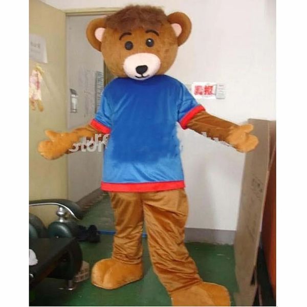 2024 Ventes chaudes Costume de mascotte d'ours mignon