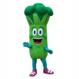 2024 Hot Sales Cute Broccoli Mascot Costume Carnival Party Stage Performance Fancy Dress For Men Women Halloween kostuum