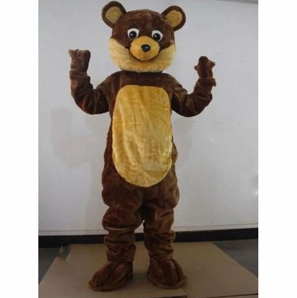 Costume de mascotte d'ours en peluche mignon, robe fantaisie de spectacle de fête de carnaval sur scène pour hommes et femmes, Costume d'halloween, offre spéciale 2024