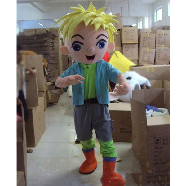 2024 Ventes chaudes Hair Hair Boy Mascot Costume Costume Halloween Party Game Robe tenue Performance Activity Sales Promotion