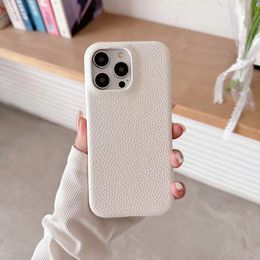 Étui de téléphone en cuir inspiré du designer, offre spéciale 2024, pour iPhone 15 Pro