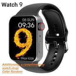 2024 Recomendaciones de productos de venta en caliente Serie de relojes inteligentes 9 2.1 "Men Women Watch Bluetooth Call Pulsera de pulsera Wireless Carging Fitness Smartwatch 1x