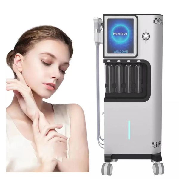 2024 Le plus chaud Hydra Dermabrasion Bubble Equip Aqua Peel Traitement de l'acné Têtes noires Élimination des rides Soins de la peau du visage Beauté Machine faciale pour le commerce