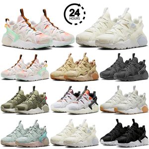 2024 Huarache Craft Hommes Femmes Chaussures de course Triple Noir Blanc Gomme Lait de Coco Lumière Argent Gris Hommes Baskets Sport Baskets