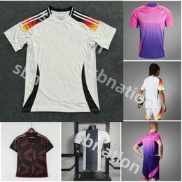 2024 Hummels Duitsland Euro Soccer Jerseys Cup Home Kits Kids Men Men Fullkrug Kroos Germanys Gnabry Gundogan Havertz Reus Muller Kimmich Sane Fans Player voetbalshirt