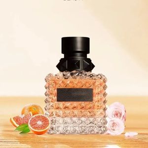 2024. en ROSE Born Roma Coral Fantasy 100 ml Lady Pink Parfum Femme Fragarance Floral Spray EDP Charmant Odeur Intense Top Qualité Fast Ship Pk Charmg