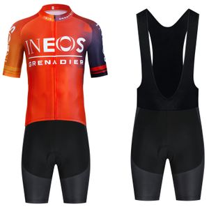 2024 INEOS Team Cycling Jersey Bibs Court costume Men Femmes Bora Road Bike rapide Dry Pro Ciclismo Bike Maillot Riding Jersey 20D Bibs Pant