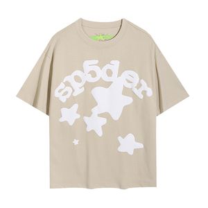 2024 INS Brand Designer T-shirts Men's Spider Tee SP5der T-shirt Young Thug 555555 Lettre rose Print Top Quality 100% Cotton Loose Oversize 938