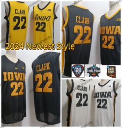 2024 Iowa Hawkeyes Basketball Jersey Womens Jersey Men Jersey Youth Jersey 22 Caitlin Clark 2024 Nouveau Final Four