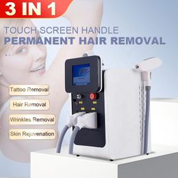 2024 IPL OPT Laser ontharingsmachine 3 IN 1 ND YAG Q Switch Tattoo verwijdering laserapparaat Professioneel RF Face Lift Huidverjonging Rimpels verminderen