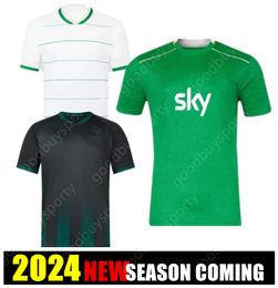 2024 Kit de maillots de football irlandais DOHERTY DUFFY 23 24 Away 2024 Euro National Team troisième FERGUSON McCabe Hendrick McClean Chemise de football hommes enfants uniforme