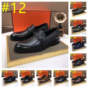 2024 Italiaanse zaken voor zaken heren schoen mode elegante formele trouwschoenen mannen glijden op kantoor oxford schoen voor man maat 38-46