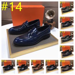 2024 Italien Professional Shoe Officer militaire porte Extra Large 45 Luxury Men's Security Leather Shoes Designer Robe Oxfords Taille 38-46
