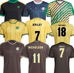 Maillots de football nationaux de la Jamaïque 2024, survêtement pour hommes avec Bailey Reid Nicholson Morrison et chemises Lowe