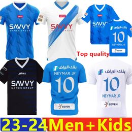 2024 Jersey Moon Designer Jersey Nieuwe Riyadh -maat Neymar Zomer Summer Korte mouw Voetbal Professionele training Pak Adult and Children S Set ET