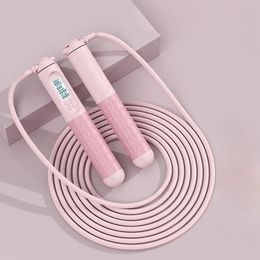 2024 Jump Rope con mostrador, cuerda de omisión ajustable con contador de calorías, cuerda de omisión inteligente para ejercicio de acondicionamiento físico y pérdida de peso para ejercicio ajustable cuerda