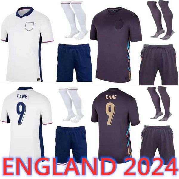 2024 Kane Englands 24 25 hommes Kid Kit 4xl Mead Soccer Jerseys Sterling Rashford Sancho Grealish Mount Foden Saka Boy Training Pré-match Training Set Football Shirt