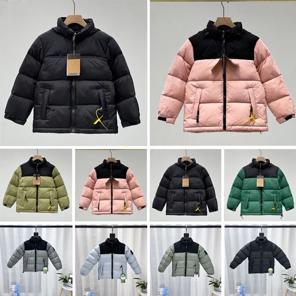 2024 enfants designer garçon filles long camouflage manteau à capuche hiver enfants ouatés vestes bébé garçons filles veste de survêtement décontractée taille de vêtements 100-170