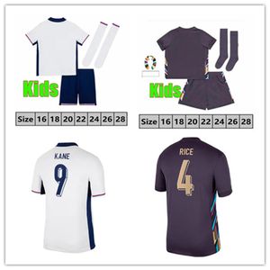 2024 Maillot de football KANE pour enfants BELLINGHAM STERLING RASHFORD GREALISH FODEN SAKA 23 24 Maillot de football ANGLETERRE