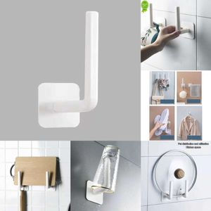 2024 Keuken Zelfklevende Accessoires Onder Kast Papierrolrek Handdoekhouder Tissue Hanger Opbergrek Voor Badkamer Toilet