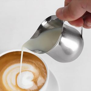 2024 Cocina Leche de acero inoxidable Poster de espuma Espresso Café de vapor Barista Craft Cappuccino Milk Cup Jug Jug Jug para -