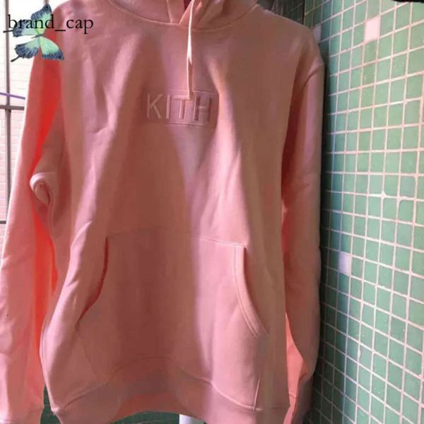 2024 Kith Fashion Brand Designer Broidery Kith Sweat Sweat Shirts Men Femmes Box Sweatshirt Hooded Quality Inside Tag Favorite The New Listing Best 1382