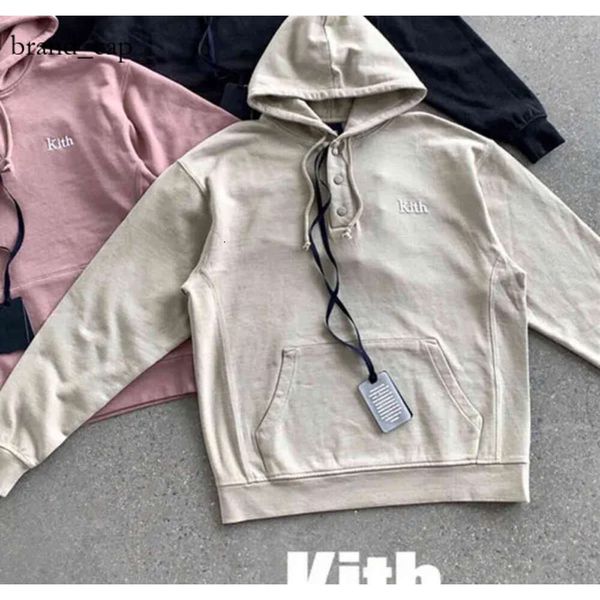 2024 Kith Fashion Brand Designer Broidery Kith Sweat Sweat Shirts Men Femmes Box Sweat-shirt Hooded Quality Inside Tag Favorite The New Listing Best 8369