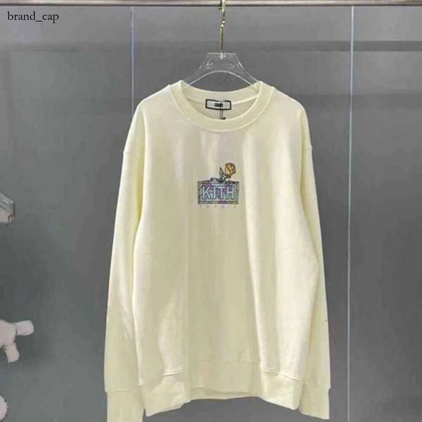 2024 Kith Fashion Brand Designer Broidery Kith Sweat Sweat Shirts Men Femmes Box Sweat-shirt Hooded Quality Inside Tag Favorite The New Listing Best 9687