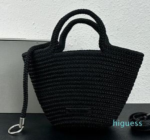 Sac à main en tricot de grande capacité pour femmes, fourre-tout de styliste, sac à bandoulière avec sangle réglable, 2024