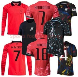 2024 Corée des maillots de football pour hommes Corée Fans de l'équipe nationale à l'extérieur 24 25 Joueur U J Hwang I B Hwang C H Kwon H C Hwang H M Son Home Away Goal Garden Football Shirts